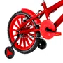Bicicleta 16 Masculina Vermelha Infantil Rodas Nylon Vermelha