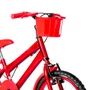 Bicicleta 16 Masculina Vermelha Infantil Aro Alumínio Vermelho