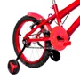 Bicicleta 16 Masculina Vermelha Infantil Aro Alumínio Vermelho