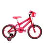 Bicicleta 16 Masculina Vermelha Infantil Aro Alumínio Vermelho
