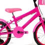 Bicicleta 16 Feminina Pink Infantil Aro Alumínio Pink