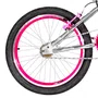Bicicleta 20 Cromada Cross Aro Aero 20 Pink