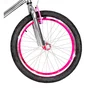 Bicicleta 20 Cromada Cross Aro Aero 20 Pink