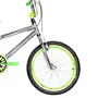 Bicicleta 20 Cromada Cross Aro Aero 20 Verde Neon