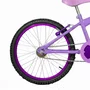 Bicicleta 20 Feminina Lilás Infantil Aro Alumínio Violeta