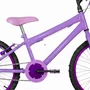 Bicicleta 20 Feminina Lilás Infantil Aro Alumínio Violeta