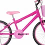 Bicicleta 20 Feminina Pink Infantil Aro Alumínio Rosa