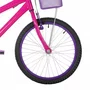 Bicicleta 20 Feminina Pink Infantil Aro Alumínio Violeta