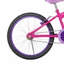 Bicicleta 20 Feminina Pink Infantil Aro Alumínio Violeta