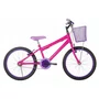 Bicicleta 20 Feminina Pink Infantil Aro Alumínio Violeta