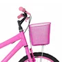 Bicicleta 20 Feminina Rosa Infantil Aro Alumínio Rosa