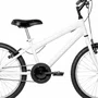 Bicicleta 20 Masculina Branca Infantil Aro Alumínio