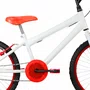 Bicicleta 20 Masculina Branca Infantil Aro Alumínio Vermelho