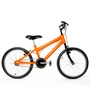 Bicicleta 20 Masculina Laranja Neon Infantil Aro Alumínio