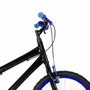 Bicicleta 20 Masculina Preta Infantil Aro Alumínio Azul