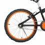 Bicicleta 20 Masculina Preta Infantil Aro Alumínio Laranja