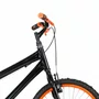 Bicicleta 20 Masculina Preta Infantil Aro Alumínio Laranja
