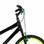 Bicicleta 20 Masculina Preta Infantil Aro Alumínio Verde Neon
