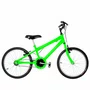 Bicicleta 20 Masculina Verde Neon Infantil Aro Alumínio