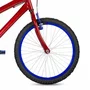 Bicicleta 20 Masculina Vermelha Infantil Aro Alumínio Azul