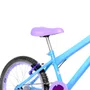 Bicicleta 20 Feminina Azul Claro Infantil Aro Aero Lilás