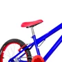 Bicicleta 20 Masculina Azul Infantil Aro Alumínio Vermelho