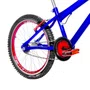 Bicicleta 20 Masculina Azul Infantil Aro Aero Vermelha