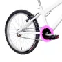 Bicicleta 20 Feminina Branca Infantil Aro Alumínio