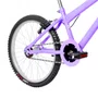 Bicicleta 20 Feminina Lilas Infantil Aro Alumínio