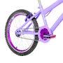 Bicicleta 20 Feminina Lilas Infantil Aro Aero Violeta