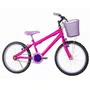 Bicicleta 20 Feminina Pink Infantil Aro Alumínio Lilás