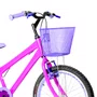 Bicicleta 20 Feminina Pink Infantil Aro Aero Lilás