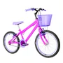 Bicicleta 20 Feminina Pink Infantil Aro Aero Lilás