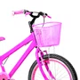 Bicicleta 20 Feminina Pink Infantil Aro Aero Pink