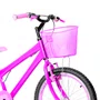 Bicicleta 20 Feminina Pink Infantil Aro Aero Rosa