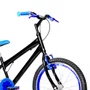 Bicicleta 20 Masculina Preta Infantil Aro Aero Azul