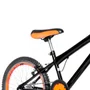 Bicicleta 20 Masculina Preta Infantil Aro Aero Laranja