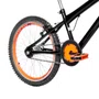 Bicicleta 20 Masculina Preta Infantil Aro Aero Laranja