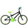 Bicicleta 20 Masculina Preta Infantil Aro Aero Verde Neon