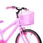 Bicicleta 20 Feminina Rosa Infantil  Aro Alumínio Pink
