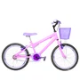 Bicicleta 20 Feminina Rosa Infantil Aro Aero Lilás