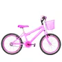 Bicicleta 20 Feminina Rosa Infantil Aro Aero Pink
