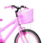 Bicicleta 20 Feminina Rosa Infantil Aro Aero Pink