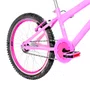 Bicicleta 20 Feminina Rosa Infantil Aro Aero Pink