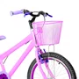 Bicicleta 20 Feminina Rosa Infantil Aro Aero Violeta
