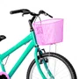 Bicicleta 20 Feminina Verde Agua Infantil Aro Alumínio