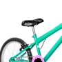 Bicicleta 20 Feminina Verde Agua Infantil Aro Alumínio