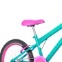 Bicicleta 20 Feminina Verde Agua Infantil Aro Aero Pink
