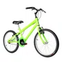 Bicicleta 20 Masculina Verde Claro Infantil Aro Alumínio