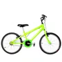 Bicicleta 20 Masculina Verde Claro Infantil Aro Alumínio